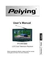 Preview for 1 page of Peiying PY-HR7889 User Manual