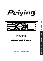 Preview for 1 page of Peiying PY3118 Instruction Manual