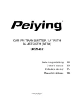 Peiying URZ0462 Owner'S Manual preview