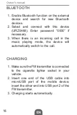 Preview for 16 page of Peiying URZ0468 Owner'S Manual