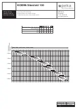 Предварительный просмотр 2 страницы Peka KOBRA Standard 100 Assembly Instruction