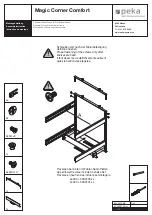 Peka Magic Corner Comfort Assembly Instruction preview