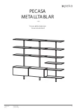 Peka Pecasa Metal shelf Manual предпросмотр