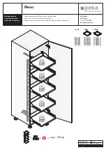 Peka Pleno 600/1900 Assembly Instruction Manual preview