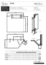 Preview for 1 page of Peka SLIM 90 Assembly Instruction