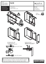 Preview for 2 page of Peka SLIM 90 Assembly Instruction