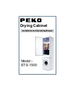 PEKO ETS-1500 Installation And Operating Manual предпросмотр