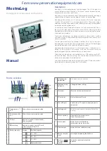 Preview for 1 page of PEL MostraLog Manual