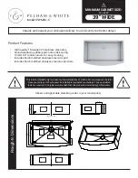 Preview for 1 page of PELHAM & WHITE PWS261-C Manual