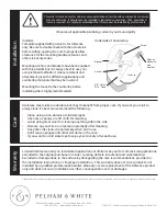 Preview for 2 page of PELHAM & WHITE PWW131-A Quick Start Manual