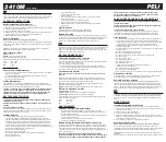 Preview for 1 page of PELI 3410M Quick Start Manual