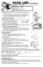 Предварительный просмотр 3 страницы PELI 9410L LED Quick Start Manual