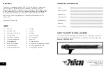 Preview for 2 page of Pelican ANTIGUA 100 Owner'S Manual