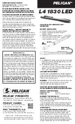 Предварительный просмотр 1 страницы Pelican L4 1830 LED Quick Manual