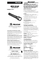 Pelican M10 8040 Instructions preview