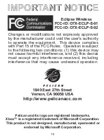 Preview for 12 page of Pelican PL-2006 User Manual