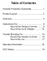 Preview for 2 page of Pelican Wireless Race 'N Play PL-673 User Manual