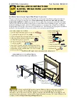 Pella 802Q0101 Installation Instructions Manual preview