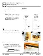 Предварительный просмотр 1 страницы Pella Roto Operator Replacement