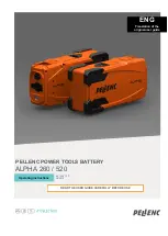 pellenc ALPHA 260 Operating Instructions Manual preview