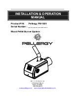 Preview for 1 page of Pellergy PB-1525 Installation & Operation Manual