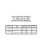 PelletMasters 13" Red Instruction Manual предпросмотр