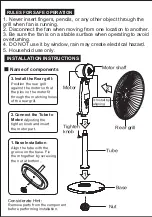 Preview for 3 page of Pelonis FS40-16CR Owner'S Manual