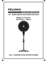 Предварительный просмотр 8 страницы Pelonis FS45-9L Owner'S Manual