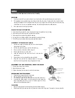 Предварительный просмотр 2 страницы Pelonis FT30-A4 Owner'S Manual