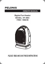 Pelonis HF-0063 Owner'S Manual preview