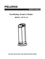 Preview for 1 page of Pelonis NT15-13L Owner'S Manual