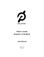 Peloton PLTN-RB1V1 User Manual preview