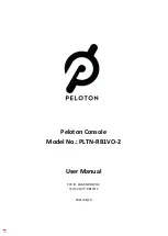 Предварительный просмотр 1 страницы Peloton PLTN-RB1VO-2 User Manual