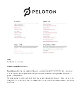 Preview for 15 page of Peloton PLTN-TC1VS-2 User Manual