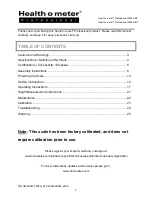 Preview for 2 page of Pelstar Health o meter Professional 500KG-BT User Instructions