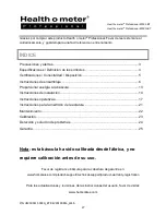 Preview for 27 page of Pelstar Health o meter Professional 500KG-BT User Instructions