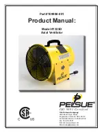 Pelsue 1325D Product Manual preview