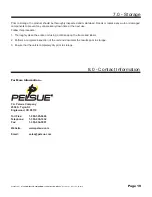 Preview for 19 page of Pelsue 500964-001 Product Manual