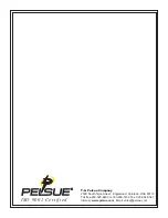 Preview for 20 page of Pelsue 500964-001 Product Manual