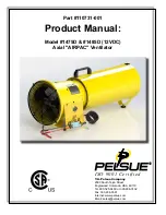 Pelsue AIRPAC 1375D Product Manual preview