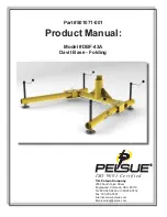 Preview for 1 page of Pelsue DBF-43A Product Manual