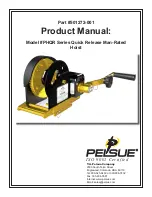 Pelsue PHQR Series Product Manual preview