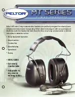 Peltor 2-Way Headsets MT Series Specifications preview