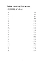 Preview for 3 page of Peltor H515FB User Manual