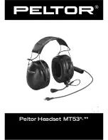 Peltor MT53 User Manual preview