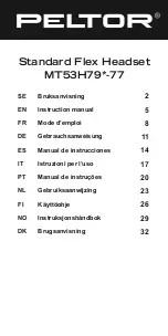 Preview for 3 page of Peltor MT53H79-77 Series Manual