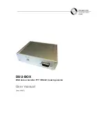 PELWECKYJ VIDEOTECHNIK DSU-BOX User Manual preview