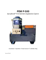 PEM SprayWand P-500 Manual предпросмотр