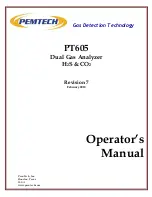 Предварительный просмотр 1 страницы PEMTECH PT605 Operator'S Manual