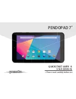 Pendo Pendopad 7" Quick Start Manual & User Manual предпросмотр